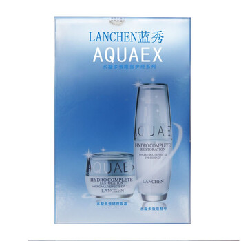 蓝秀水凝多效精华20ml+水凝多效眼霜20g