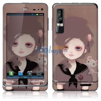 ideaSkin 摩托罗拉 ME863 /XT883/XT862/里程碑 3 皮肤 艾玛 外壳保护套皮贴膜 BADA620327