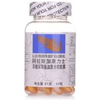 K-LEX阿拉斯加康力士浓缩深海鱼油复合软胶囊60粒