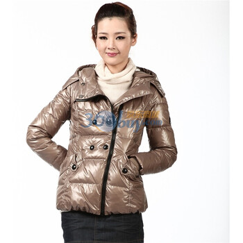 2011新款 冰洁羽绒服 女式摩登一手长 BG11130 灰色 185/104A(XXXL)
