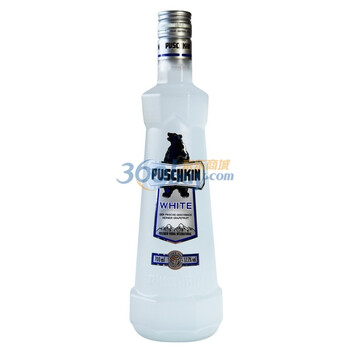 德国原装进口 普希金白伏特加(瓶装 700ml）