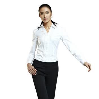 YOUSOKU 女装新品 白色 长袖衬衫 CK1100603-0 白色 170/96