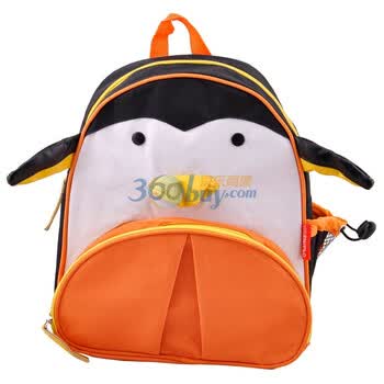 必必普/BiBiPu 帆布包系列 儿童双肩包/幼儿背包/卡通动物小书包 黑色