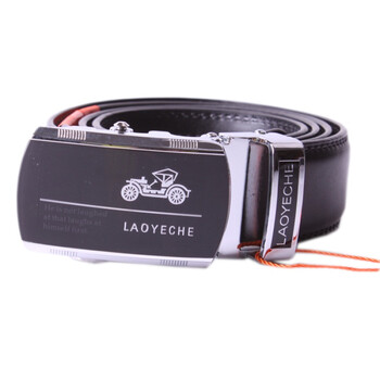 LAOYECHE 老爷车 礼盒装 头层牛皮 商务休闲 男士腰带 5310002