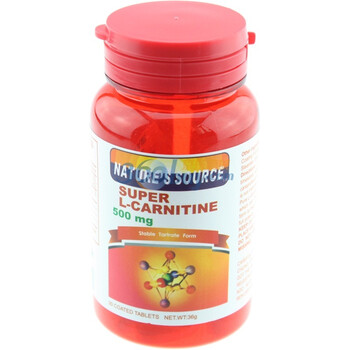 Natures Source自然源泉左旋肉碱营养片1200mg×30片×3瓶