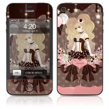 ideaSkin iPhone 4 巧克力色 手机外壳保护套皮贴膜 ENCJKC041882