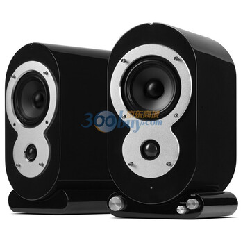 惠威（HiVi）多媒体音箱 S200A Hi-End 2.0声道高保真音箱 黑色