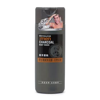 MENTHOLATUM曼秀雷敦 清爽沐浴露--天然活炭200ml（11）
