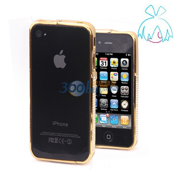 萝莉(LOLI)iphone4边框-合金水钻边框 金色
