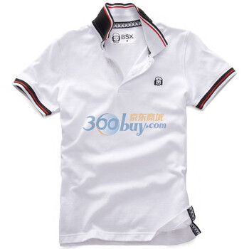 Giordano佐丹奴BSX Polo 男动感炫彩MINI CHE运动POLO 04011300 白色 M