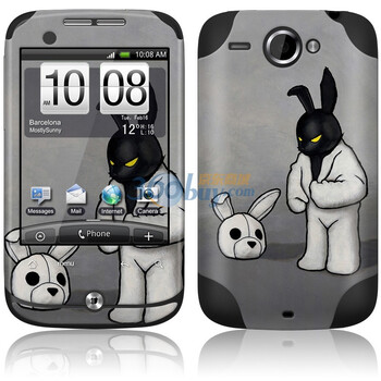 ideaSkin HTC Wildfire/G8/野火/A3366/A3333 二重兔 手机外壳保护套皮贴膜 ENDAQC672072