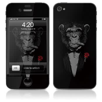 ideaSkin iPhone 4 猩猩大佬 手机外壳保护套皮贴膜 ENCJKC081930