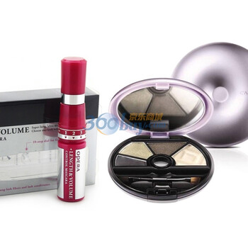 卡姿兰Carslan 娥佩兰Opera 眼部明星单品2件组 （随心控睫毛膏11g/四色眼彩盒4g）