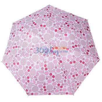 梅花 三折外翻铅笔伞-雨帘梦 砖红色