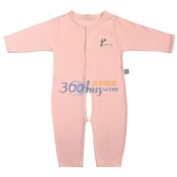 童泰 F1782Z 宝宝服饰12新款春秋竹纤维开档哈衣 婴儿童装内衣连体衣爬衣 肉色 73码