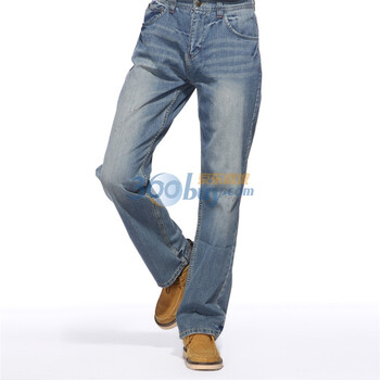 IZOD 2011新品直脚纯棉重水洗喷溅牛仔裤 3061916107001牛仔色185/92A(36)