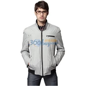 Catlonech/凯帝龙驰 时尚休闲夹克立领男装A71201 银灰 XXL
