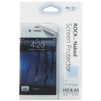 洛克（ROCK） HTC Sensation Sensation XE G14 HD&AS 裸膜 防指纹 高透膜