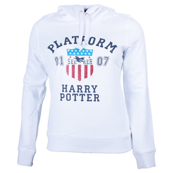 哈利波特 HarryPotter 女装长袖连帽卫衣 HESG12202 本白 XL