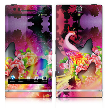 IdeaSkin 索尼 LT26i/Xperia S/Xperia Arc HD 皮肤 丹凤朝阳 手机外壳保护套皮贴膜 BDGB311021