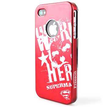 飞尚（Freeson）iPhone4/4S专用 镭雕金属保护壳（红色）