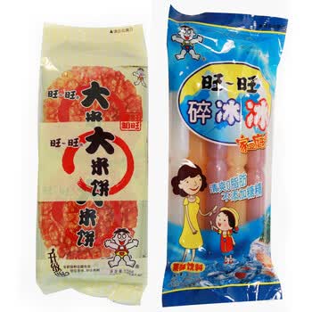 旺旺大米饼135g*2+旺旺碎冰冰78ml*8