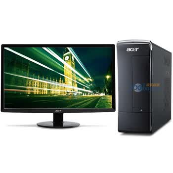 宏碁（Acer）AX3990 台式电脑（i3-2120 4G 500G 1G独显 DVD 读卡器 USB键鼠 Win7）