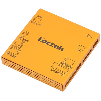 乐歌（loctek) LG-CR03 多合一高速读卡器 黄色