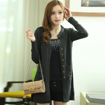 11.11大促 轻舞飞扬 2012<em>秋款</em>韩版女装<em>针织开</em>