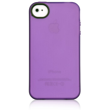 沃尤尼（VOUNI）iPhone磨砂保护软套 适用于iPhone4/4s 紫色