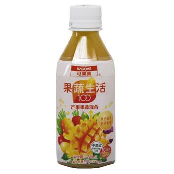 KAGOME可果美 果蔬生活芒果果蔬混合汁280ml*15瓶