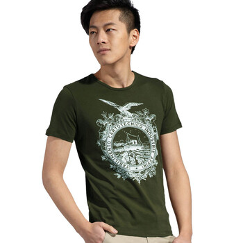 佐肯EingeZogen经典航海徽章圆领T恤 YT12005F021 军绿色 XXL