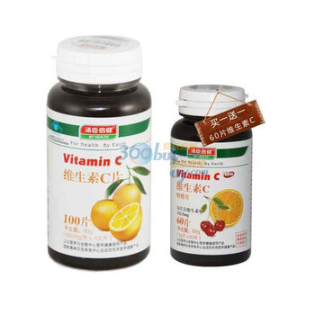汤臣倍健维生素C片600mg×100片 送 汤臣倍健维生素C片60片（赠品）