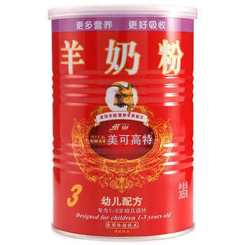 Goat Milk 美可高特幼儿配方羊奶粉三段 365g