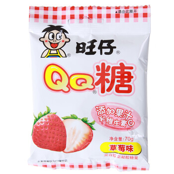 旺仔QQ糖草莓味70g*10