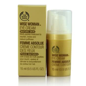 The Body Shop TBS美体小铺 智慧女人活肤再生眼霜15ML 抗皱保湿去眼袋