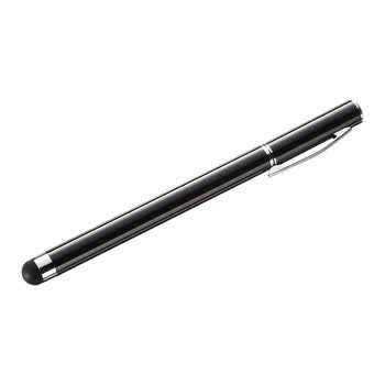 日本SANWA PDA-PEN22BK 液晶屏幕两用笔 硅胶点触笔+黑色圆珠笔 适合苹果新iPad3 可挂在口袋