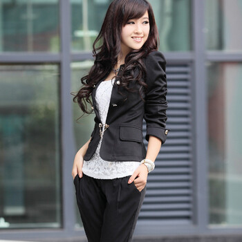 sibo 2013春装新款 <em>女款</em> <em>韩版</em>OL修身短<em>外套</em>小