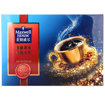 麦斯威尔咖啡礼盒(香醇咖啡150g+咖啡搭档25