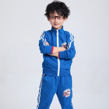 小虎宝儿童装+学院风男童套装儿童运动服