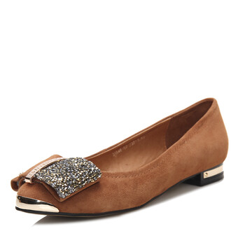 四季风2013春季女鞋新款舒适平底鞋新款女单鞋真