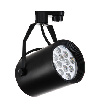 
                                        【WOLIKE沃莱】大功率12W LED轨道灯 LED射灯 服装店 展厅灯 背景墙灯 12W暖白光 白色轨道式                