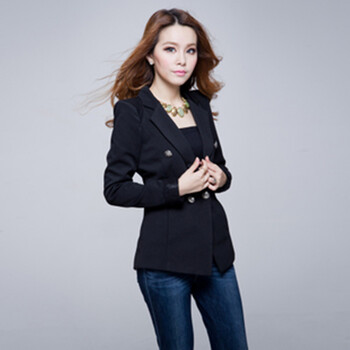 衣美多好2013春装女装小西装女修身韩版耸肩小西