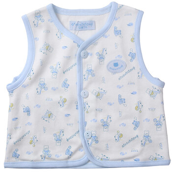 巧<em>尼</em>熊 婴幼儿童春<em>秋季薄马夹</em>男女宝宝<em>马甲</em>背