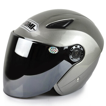 钛金灰头盔茶色镜片 - 谷壳购物搜索(www.goo