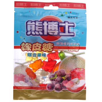 徐福记熊博士橡皮糖综合果味60g