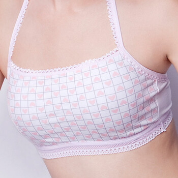 秒杀19元可娃衣纯棉<em>挂脖少女</em>内衣瘦小型学生