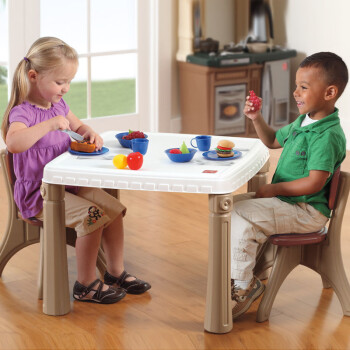 美国STEP2原装进口儿童玩具桌游戏桌书画桌