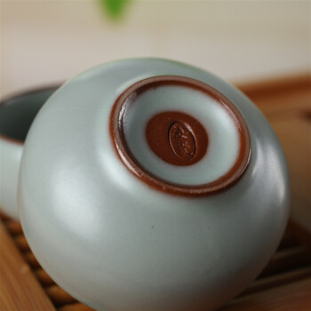 阳光飞歌 汝窑茶具 小盛水旅行茶具套装 罗汉杯D0001