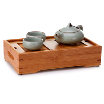 阳光飞歌 汝窑茶具 小盛水旅行茶具套装 罗汉杯D0001
